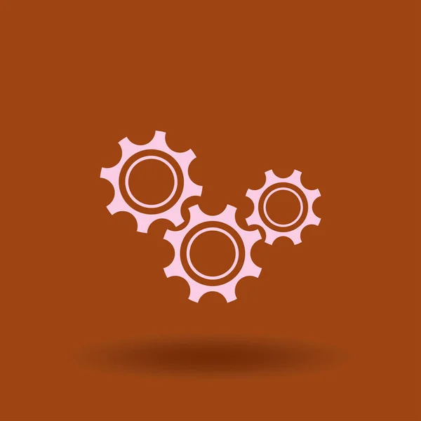 Gear Icon Vector Eps — Stock Vector