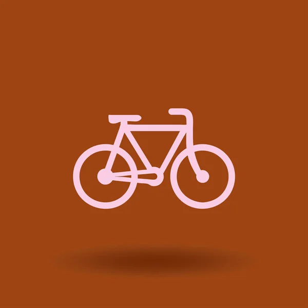 Cykel Cykel Ikonen Vektor Cykling Koncept — Stock vektor