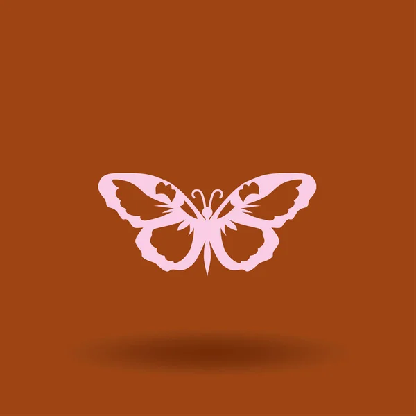 Butterfly Logo Grafisk Designkoncept — Stock vektor
