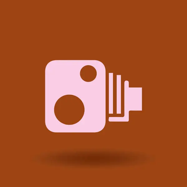 Video Camera Vector Icon — Stock Vector