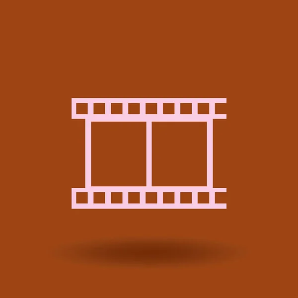 Ikona Videa Vektorová Ilustrace — Stockový vektor