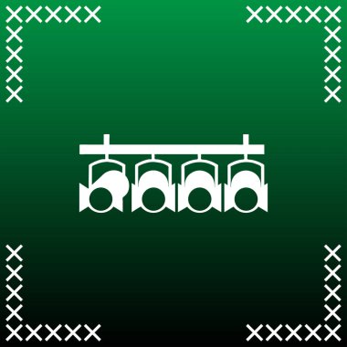 Vektör spot web simgesi