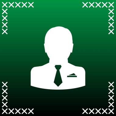 Adam baş vektör simgesi