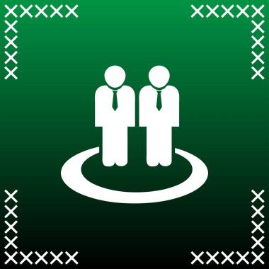 insanlar vektör web simgesi