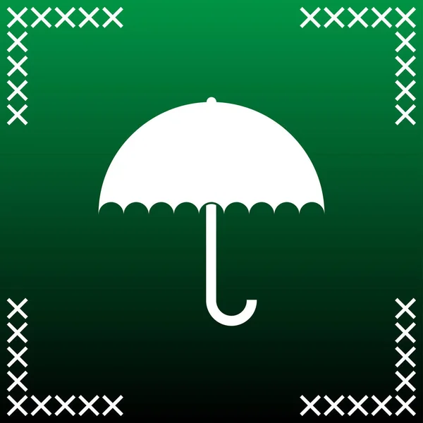 Esernyő Vektor Web Icon — Stock Vector