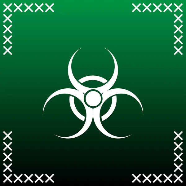 Vector Bio Hazard Icon — Stock Vector