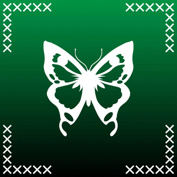 Concetto Progettazione Grafica Logo Farfalla — Vettoriale Stock