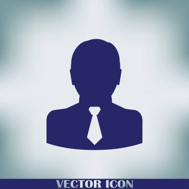 Adam vektör web simgesi