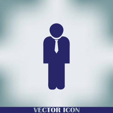 Adam vektör web simgesi