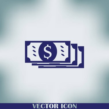 düz dolar işareti simgesi