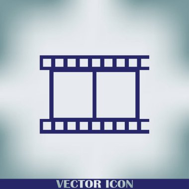 video simgesi, vektör illüstrasyonu