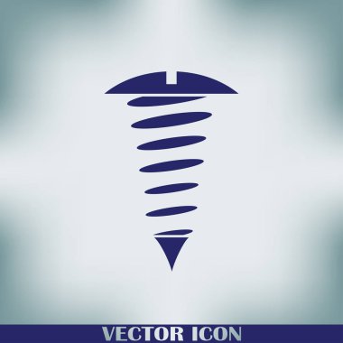 Vida düz simgesi, vektör