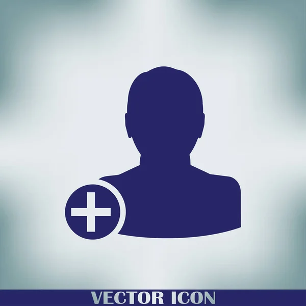 Ajouter Icône Ami Eps Vectoriels — Image vectorielle