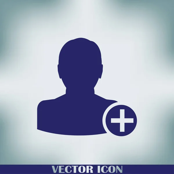 Přidat Ikonu Přítele Vektorové Eps — Stockový vektor