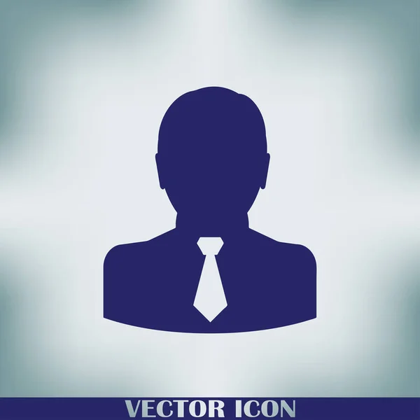 Man Vektor Web Symbol — Stockvektor