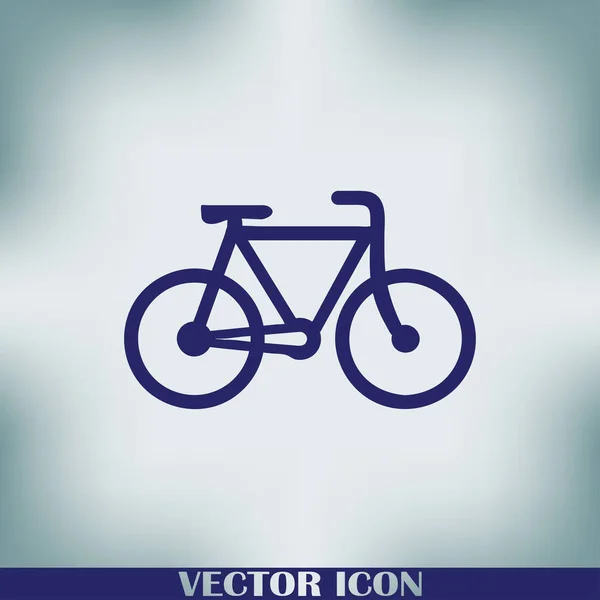 Bicicleta Vetor Ícone Bicicleta Conceito Ciclismo — Vetor de Stock