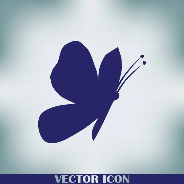 Borboleta Logotipo Conceito Design Gráfico — Vetor de Stock