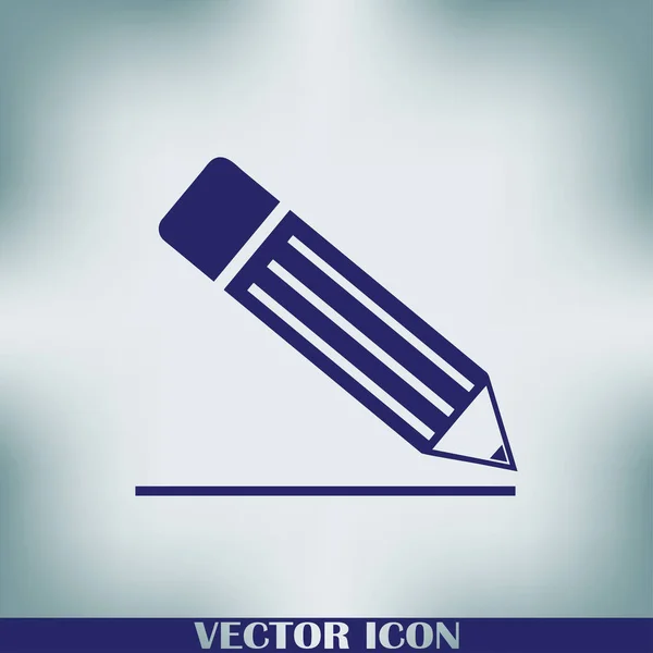 Icono Del Lápiz Ilustración Vectorial — Vector de stock