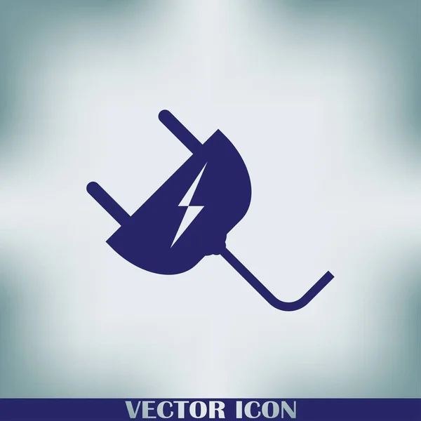 Plug Icon Vektorabbildung — Stockvektor