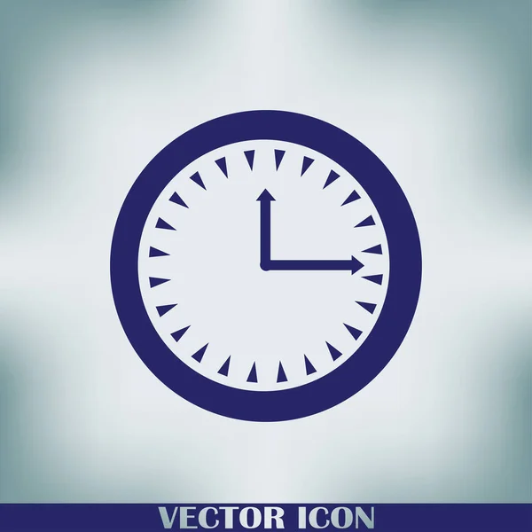 Klockan Vektor Web Icon — Stock vektor
