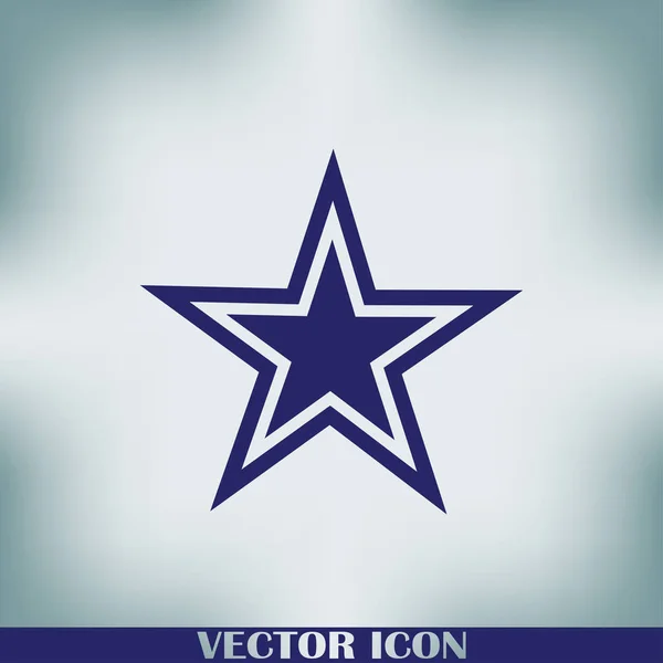 Star Isoliert Flache Web Handy Symbol — Stockvektor