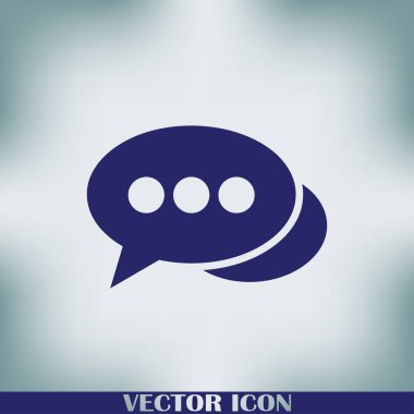 sohbet işareti vektör simgesi