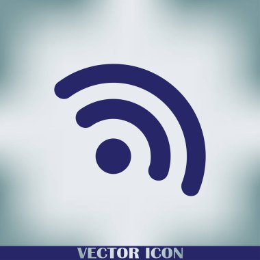 RSS işareti vektör simgesi