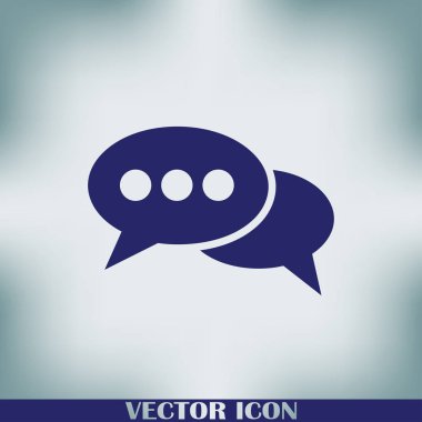sohbet işareti vektör simgesi