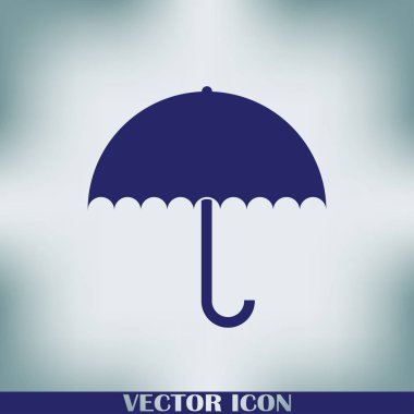 Şemsiye vektör web simgesi