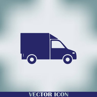 Teslimat vektör düz simgesi