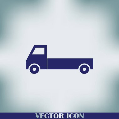 Teslimat vektör düz simgesi