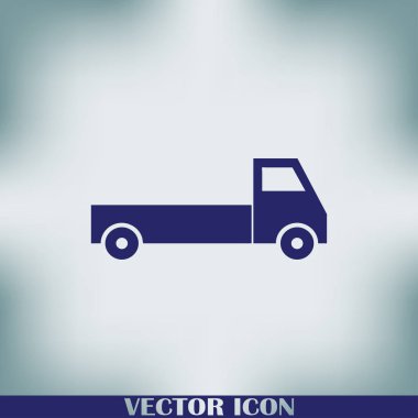 Teslimat vektör düz simgesi