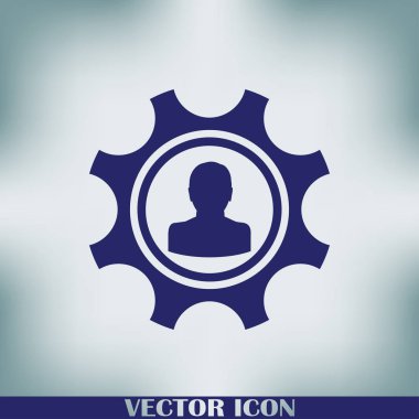 Dişli simgesini. Vektör, Eps 10