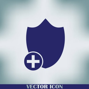 Kalkan vektör web simgesi