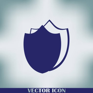 Kalkan vektör web simgesi