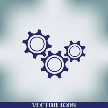 Dişli simgesini. Vektör, Eps 10