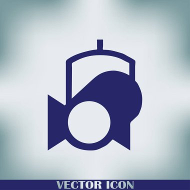 Vektör spot web simgesi