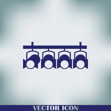 Vektör spot web simgesi