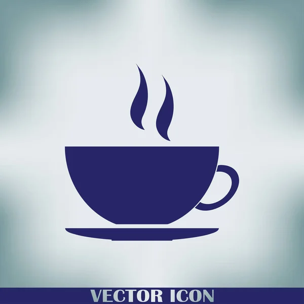 Tasse Café Icône Vectorielle — Image vectorielle