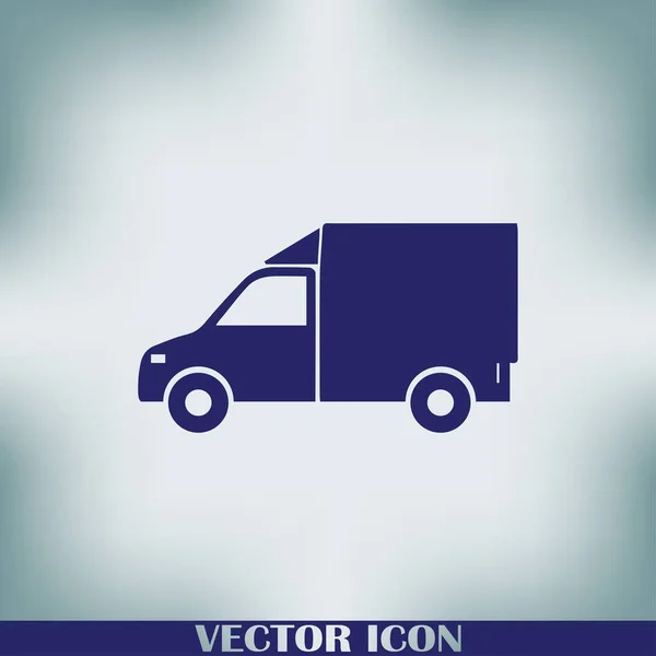 Lieferung Vektor Flaches Symbol — Stockvektor