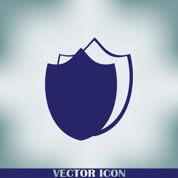 Icône Bande Vectorielle Bouclier — Image vectorielle