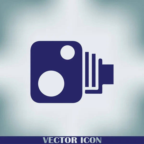 Ícone Vetor Web Camcorder —  Vetores de Stock
