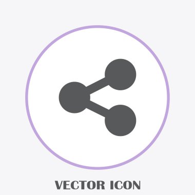 Atom vektör web simgesi