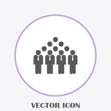 Grup insanlar vektör simgesi