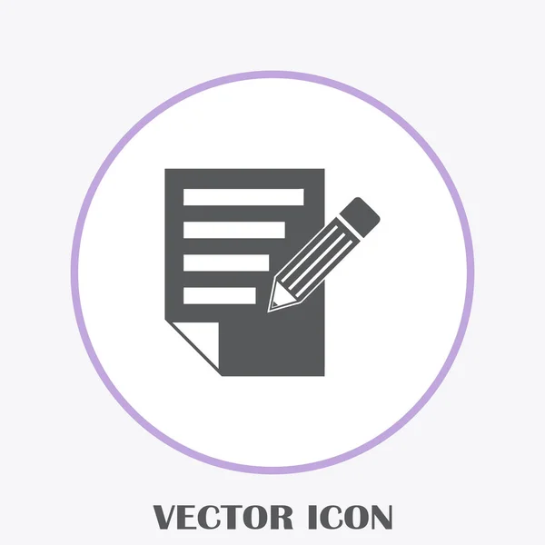 Ícone Verificação Qualidade Ícone Web Prancheta — Vetor de Stock