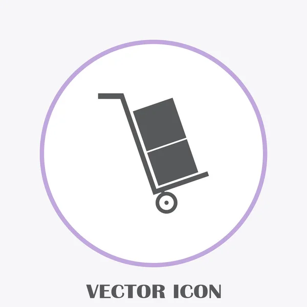 Luggage Vector Web Icon — Stock Vector