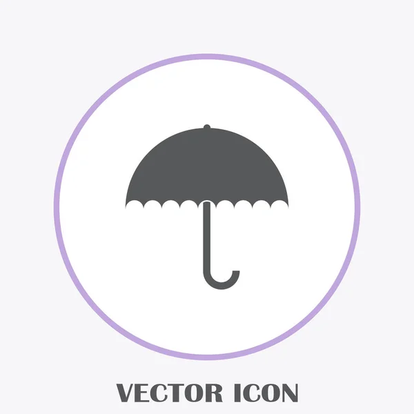 Значок Вектора Зонтика — стоковый вектор