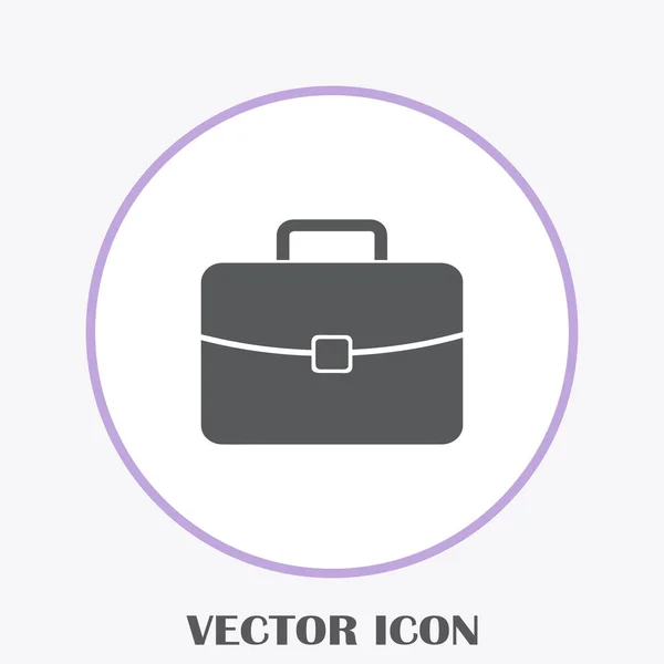 Vector Equipaje Web Icono — Vector de stock