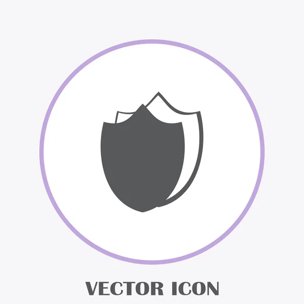 Escudo Vector Web Icono — Vector de stock