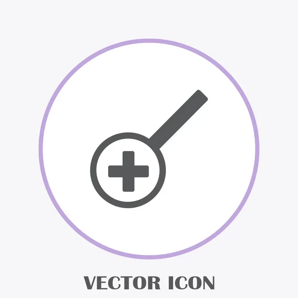 Nagyítóval Keresés Ikonra Vektoros Illusztráció — Stock Vector